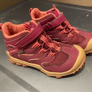 Merrell Kids' Pink and Tan Outdoor Shoes
